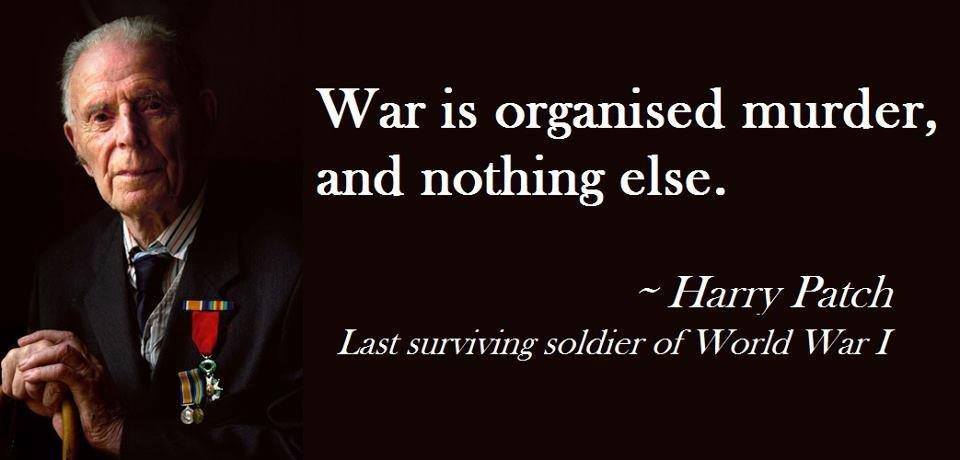 war is organised murder