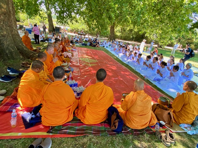 Buddhist Monks Picnic