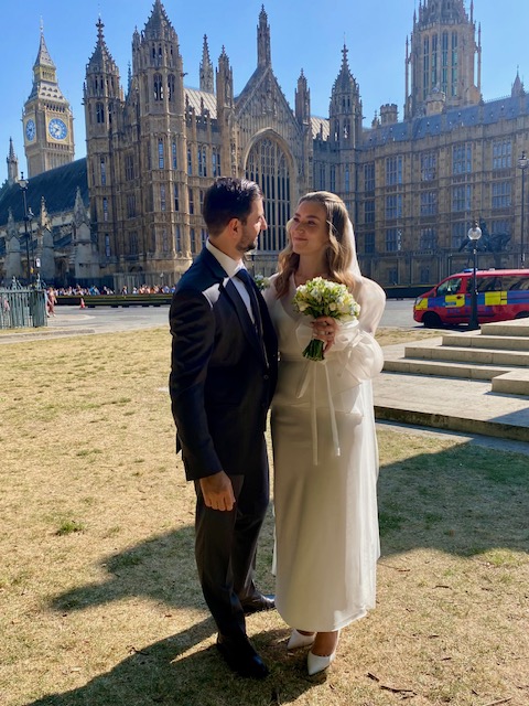 Happy Wedding Couple